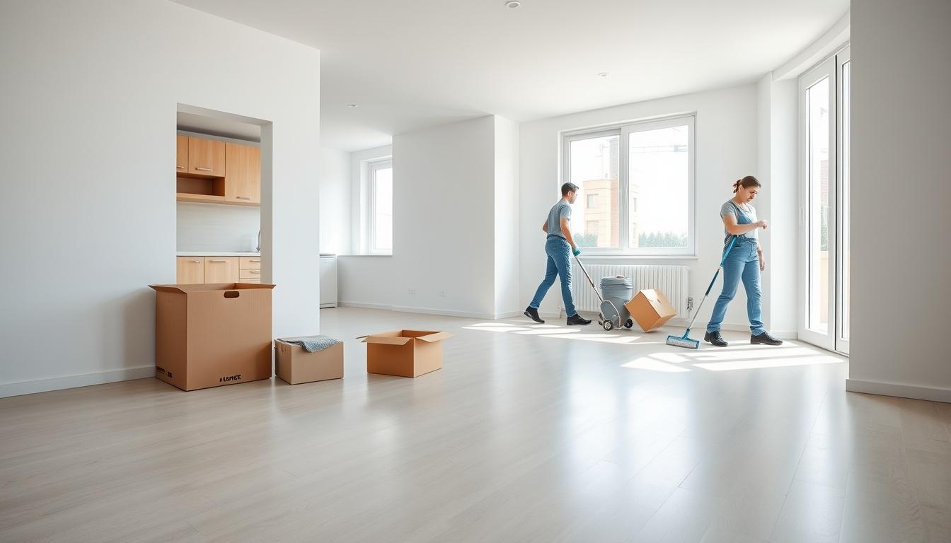 Move cleaning with a clear scope